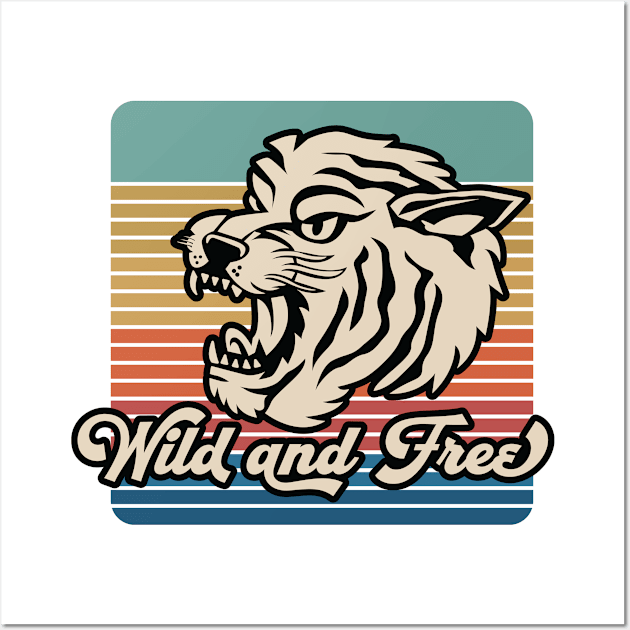 Wild And Free Wall Art by Mako Design 